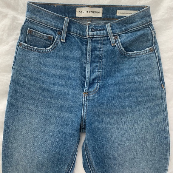 Denim Forum Yoko High Rise Slim Jeans - Picture 2 of 3